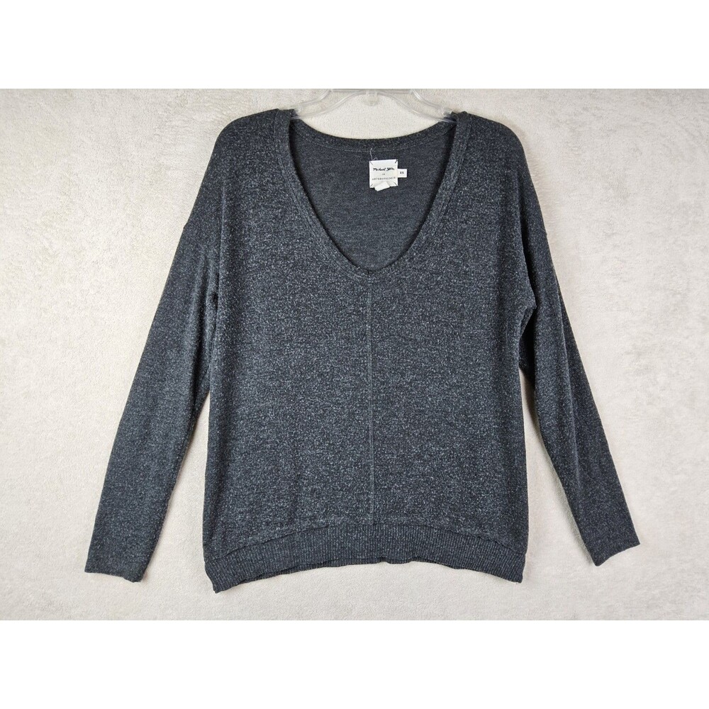 Michael Stars Anthropologie Long Sleeve Banded Pullover Top Size XS